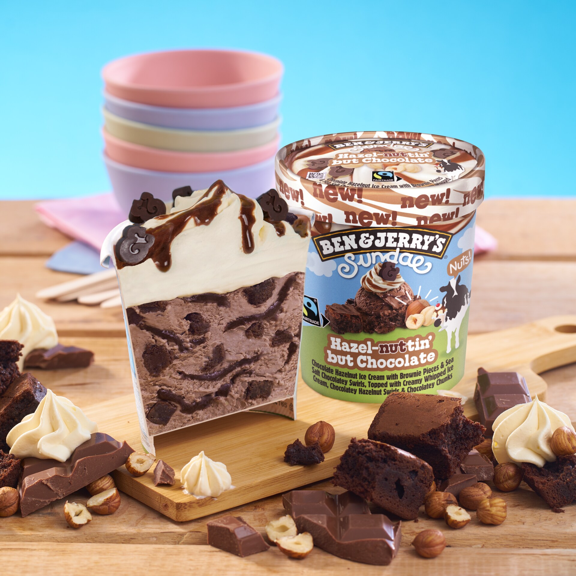 Hazel-nuttin' but Chocolate Sundaes Dessert Ice cream